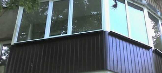 Обшивка балкона профнастилом: как обшить снаружи своими руками, профлистом