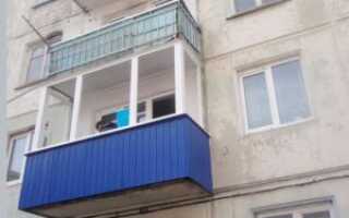 Обшивка балкона профлистом снаружи своими руками