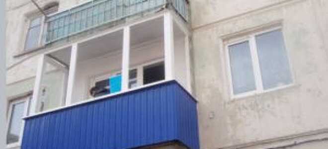 Обшивка балкона профлистом снаружи своими руками