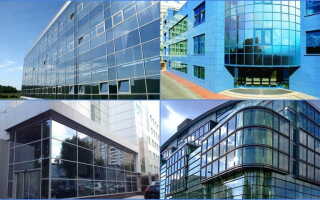 Фасадное остекление из алюминиевого профиля