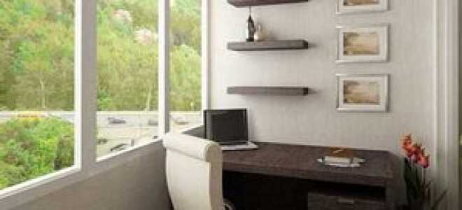 Кабинет на балконе: рабочее место на лоджии, как сделать своими руками, фото