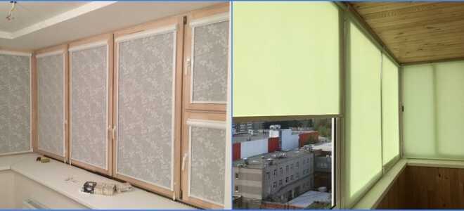 Рулонные шторы на балкон: виды, плюсы и минусы, как выбрать, фото