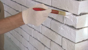 Покрашенный кирпич