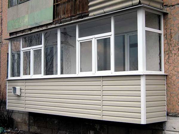 сайдинг балкон
