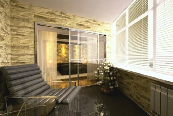 лоджия в стиле модерн