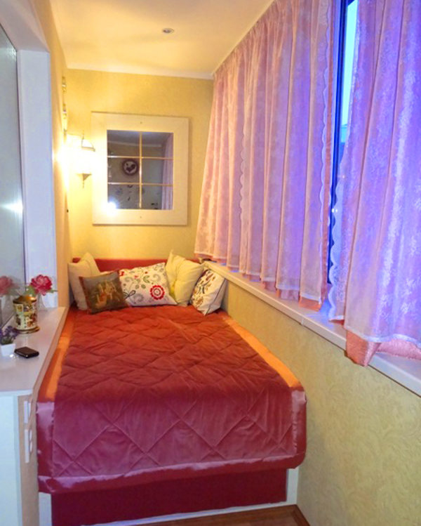 спальня на лоджии