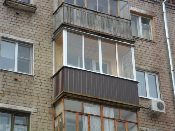 остекление балкона алюминием