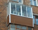 Наружная отделка балконов