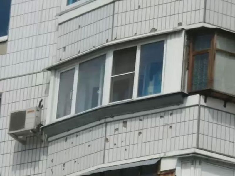 Панорамные окна на балконе