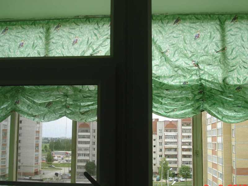Оригинальный вид штор